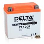 Гелевый аккумулятор Delta CT 1205 12V/5Ah (YTX5L-BS, YTZ7S, YT5L-BS)
