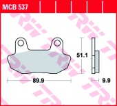 Тормозные колодки TRW MCB537