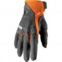 Перчатки для мотокросса Thor Draft черно - оранжевые 2XL