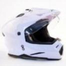 Шлем мотард ATAKI JK802 Solid белый глянцевый, S