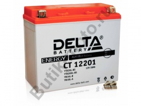 Гелевый аккумулятор Delta CT 12201 12V/20Ah (YTX20L-BS, YTX20HL-BS, YB16L-B, YB18L-A)
