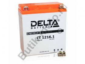 Гелевый аккумулятор Delta CT 1216.1 12V/16Ah (YTX16-BS, YB16B-A)