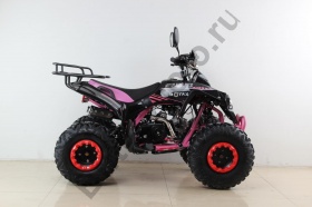 Квадроцикл MOTAX ATV Raptor-7 125 сс черный, розовый 