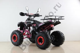 Квадроцикл MOTAX ATV Raptor-7 125 сс черный, розовый 