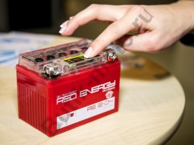 Гелевый аккумулятор Red Energy RE 12-08 12V/8Ah (YT7B-BS, YT7B-4, YT9B-BS)