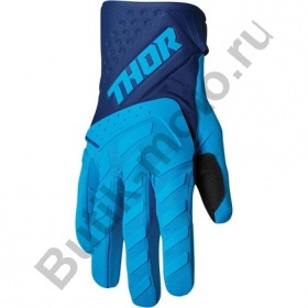 Детские перчатки для мотокросса Thor S22Y Spectrum 2XS синие