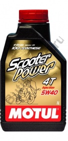 Моторное масло MOTUL Scooter Power 4T 5W-40 1L
