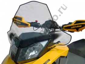 Ветровое стекло снегохода BRP/Ski-Doo REV XP высокое c легкой тонировкой Powermadd COBRA 13430/10-10937
