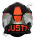 Шлем кроссовый JUST1 J38 Korner оранжевый/черный глянцевый, XL