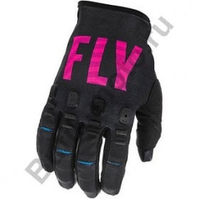 Перчатки FLY RACING KINETIС S.E (2021) черный/розовый/синий, 10