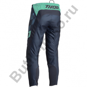 Детские штаны для мотокросса Thor Sector Birdrock темно - синие 24