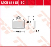 Тормозные колодки TRW MCB831EC