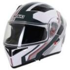 Шлем модуляр ATAKI JK902 Shape белый/серый глянцевый, XL