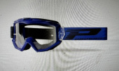 Маска кросс Progrip Atzaki 3201-104-104 синяя с защитой от царапин с прозрачной линзой