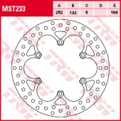 Диск тормозной TRW MST233