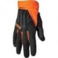 Перчатки для мотокросса Thor Draft S22 черно - оранжевые S