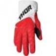 Перчатки для мотокросса Thor Spectrum бело - красные XL