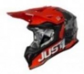 Шлем кроссовый JUST1 J39 Kinetic камуфляж/серый/красный матовый, M