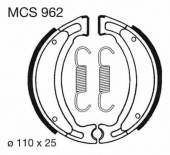 Тормозные колодки TRW MCS962
