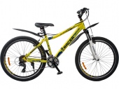 Спортивный велосипед Racer 26-124 серо/желтый