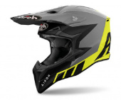 Кроссовый шлем Airoh Wraaap Reloaded Yellow Matt S