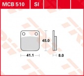 Тормозные колодки TRW MCB510SI