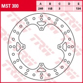 Диск тормозной TRW MST300