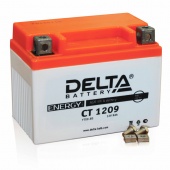 Гелевый аккумулятор Delta CT 1209 12V/9Ah (YTX9-BS, YTX9)