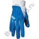 Перчатки для мотокросса Thor Draft S22 бело - синие XL