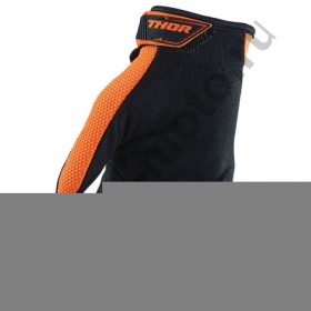 Детские перчатки для мотокросса Thor S20Y Spectrum оранжево-синие SM