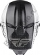 Шлем кроссовый FLY RACING KINETIC Straight Edge черный/белый, 2XL