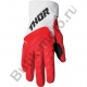 Перчатки для мотокросса Thor Spectrum бело - красные XL