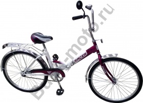 Складной велосипед Racer 24-6-31 красно-белый