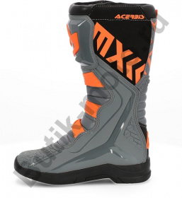 Мотоботы кроссовые Acerbis X-TEAM Grey/Orange, (р.41)