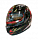 Шлем детский (интеграл) SAFEBET HF-909 черный-серебристый-красный  E07 L 