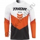 Джерси для мотокросса Thor Chev XL, бело - оранжевый