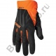 Перчатки для мотокросса Thor Draft S22 черно - оранжевые 2XL
