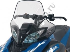 Ветровое стекло снегохода Yamaha APEX/Attak высокое с легкой тонировкой Powermadd COBRA 15640/10-11012