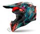 Кроссовый шлем Airoh Wraaap Cyber Orange Gloss XXS