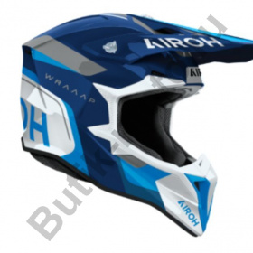 Кроссовый шлем Airoh Wraaap Conquer Blue Gloss L