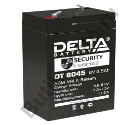 DT 6045 Delta Аккумуляторная батарея 70х47х101/6v/4,5Ah
