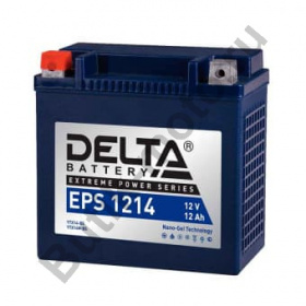 Гелевый аккумулятор Delta EPS 1214 (12V / 14Ah / 220A) [YTX14H-BS YTX16-BS]
