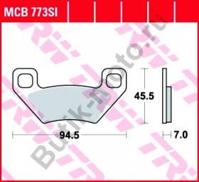 Тормозные колодки TRW MCB773SI