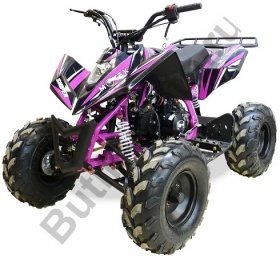 Квадроцикл MOTAX ATV T-Rex LUX черный, фиолетовая рама