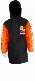 Плащ утепленный SPG KTM Red Bull черный/оранжевый YM