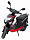 Скутер Regulmoto EAGLE 50 (LJ50QT-3L) колёса R12 черный, красный