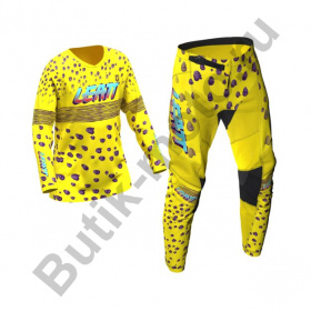 Детский комплект джерси + штаны Leatt 3.5 XL-EU150-160cm Cheetah V25
