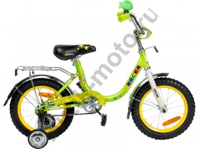 Детский велосипед Racer 909-14 зеленый 