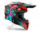 Кроссовый шлем Airoh Wraaap Cyber Orange Gloss XXS
