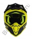 Шлем кроссовый JUST1 J38 RockStar, желтый/черный/белый, M
